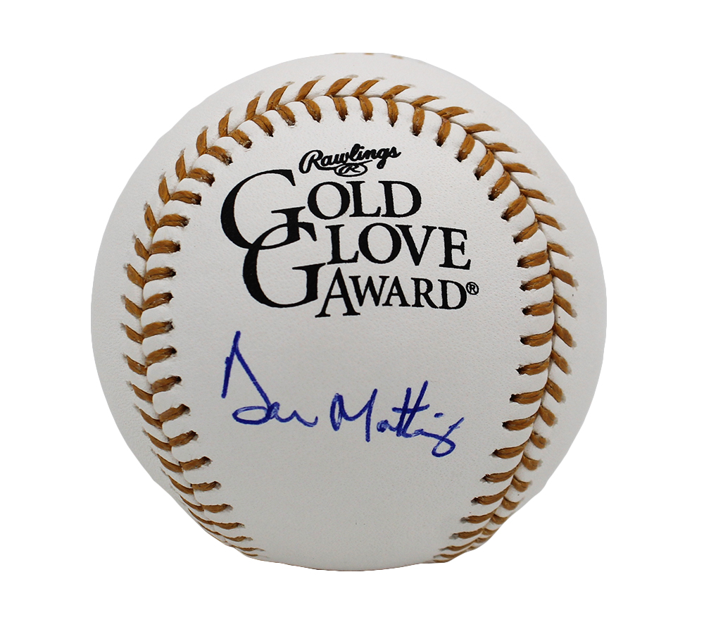21381 Don Mattingly Signed   York Yankees Rawlings Official Major League Gold Glove MLB Baseball -  Radtke Sports