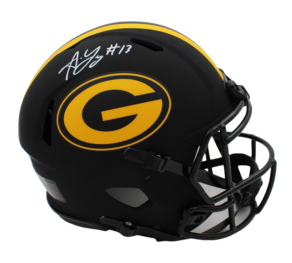 22600 Allen Lazard Signed Green Bay Packers Speed Authentic Eclipse NFL Helmet