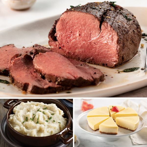 Picture of Omaha Steaks 69736 Beef Tenderloin Roast Meal Food Combo