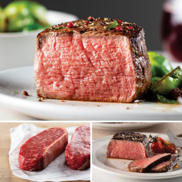 Picture of Omaha Steaks 65551 Butchers Cut Trio Meat Food