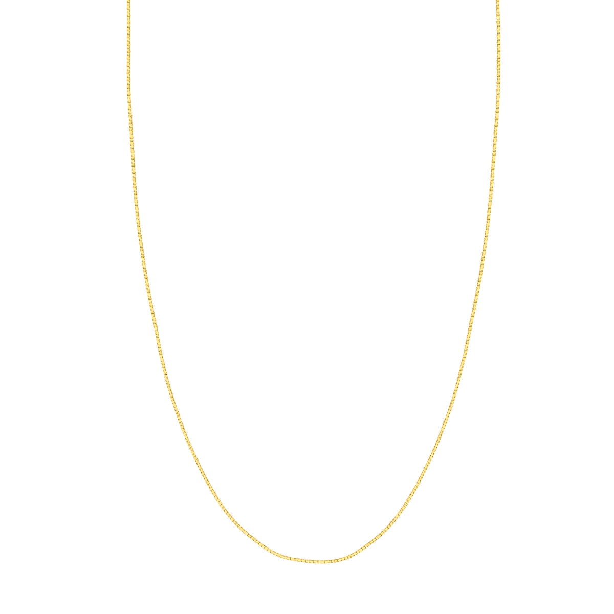 UBS016002508-14B-20 14K White Gold 0.96 mm Box Chain with Lobster Lock