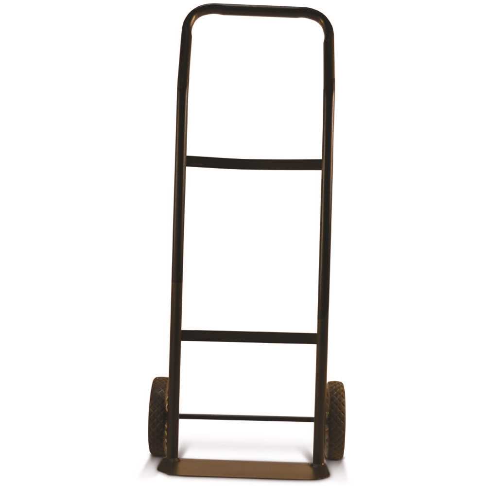 300 lbs Flow Back Handle Truck with 7 in. Semi-Pneumatic, Black