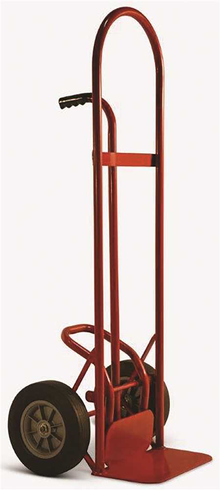 DC47025 800 lbs Pin Handle Truck with Kickoff, Red
