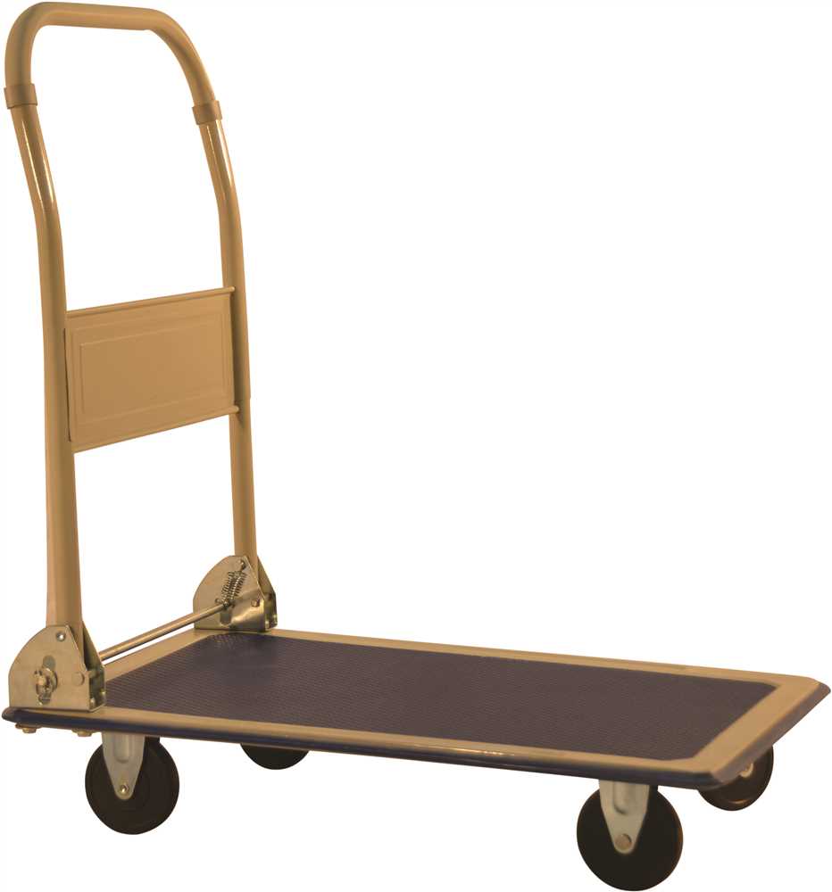 DC33881 330 lbs Folding Handle Platform Truck, Blue