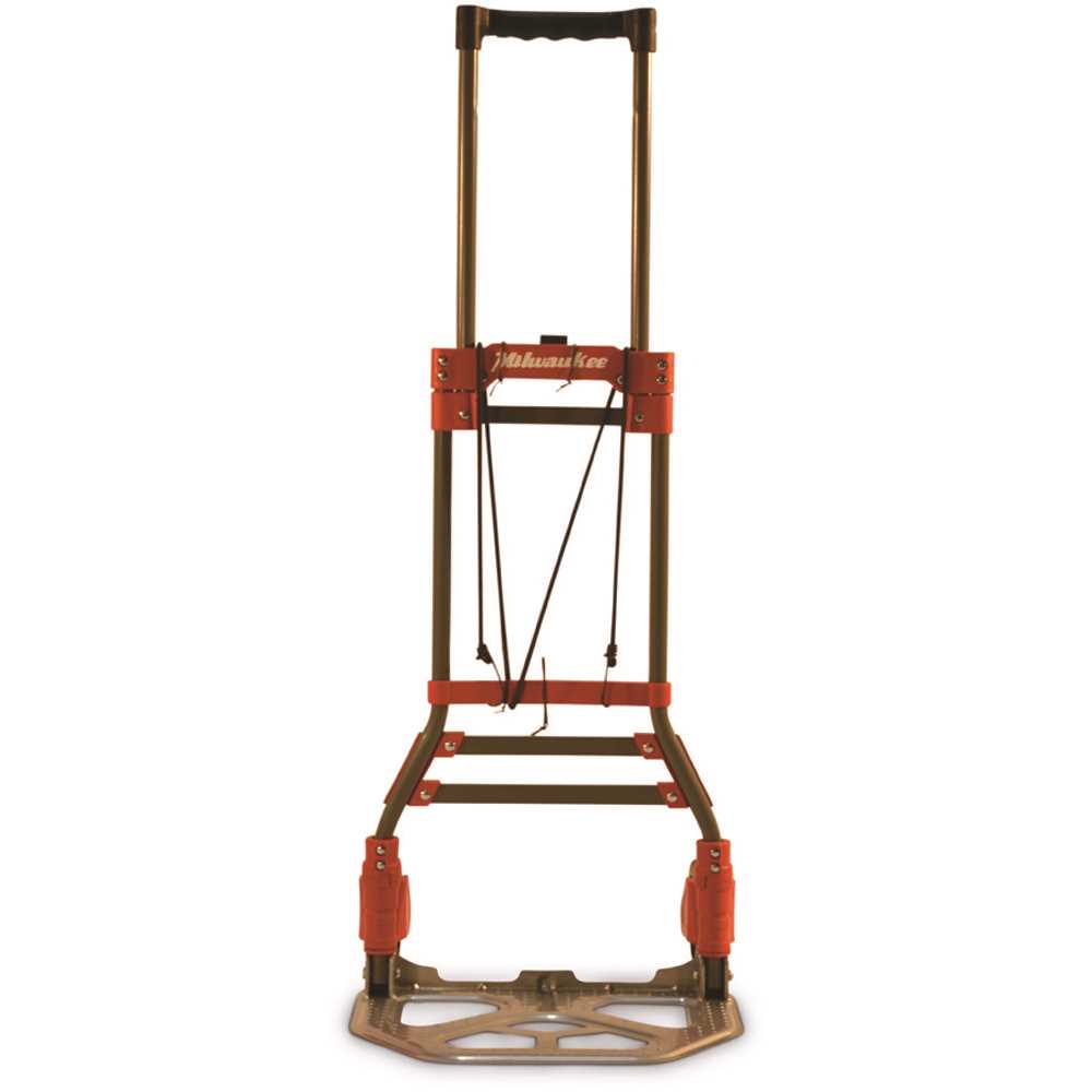 DC73777 150 lbs Steel Fold Up Truck, Red
