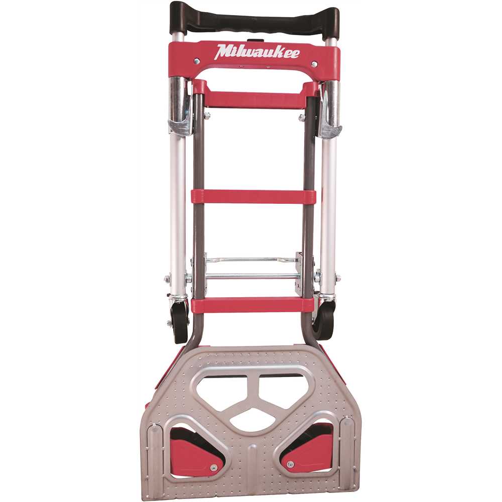 DC73333 300 lbs 2-In-1 Folding Hand Truck, Red