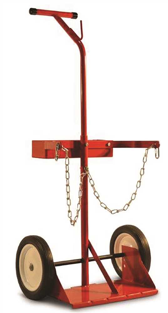 Steel Dual Cylinder Cart,with Tray
