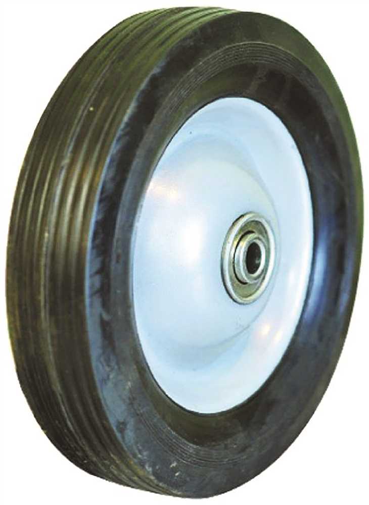 8 in. Semi-Pneumatic Tire with 0.5 in. Ball Bearings