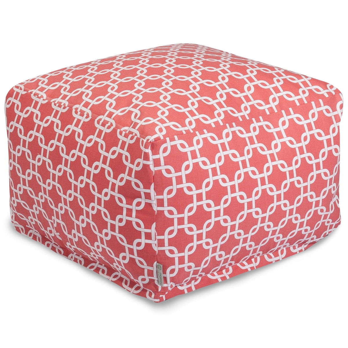 Picture of Majestic Home 85907237064 Coral Links Ottoman - 27 x 27 x 17 in.