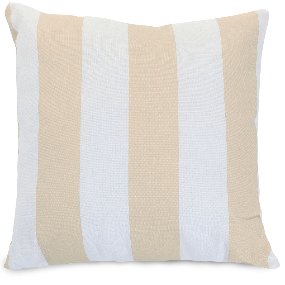 Majestic Home 85907244066 Vertical Stripe Sand Extra Large Pillow, 24 x 24 in.