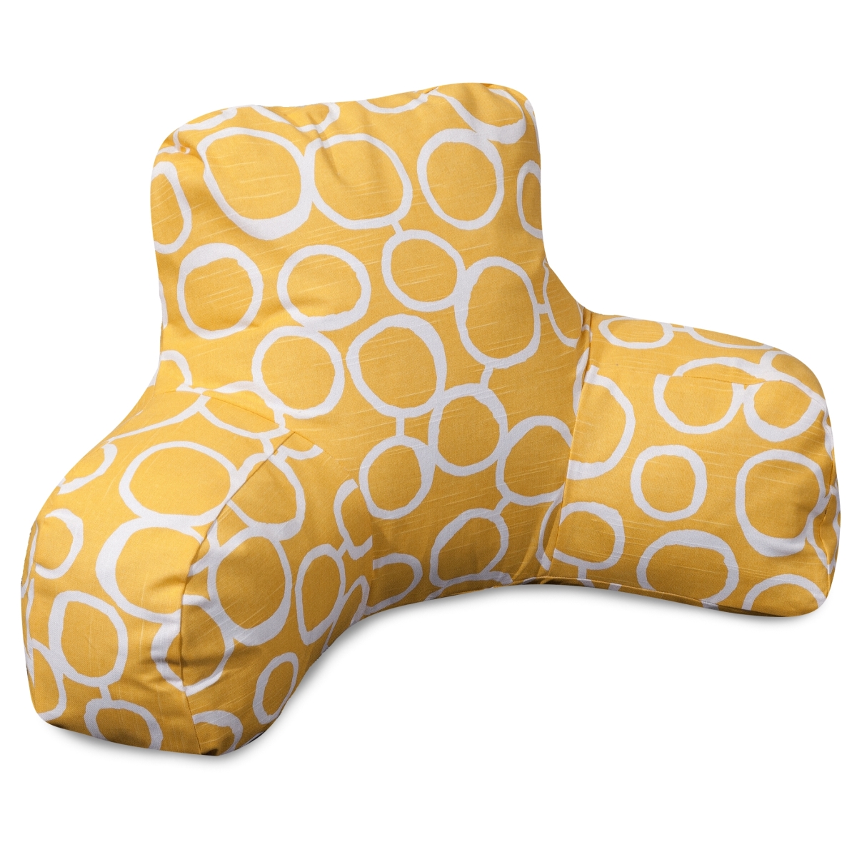 Majestic Home 85907247044 Fusion Yellow Reading Pillow - 33 x 6 x 18 in.