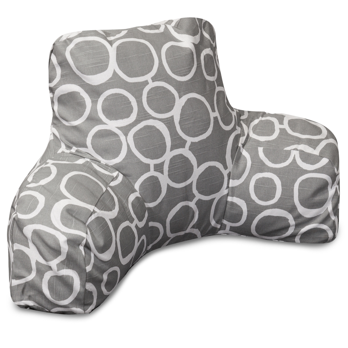 Majestic Home 85907247046 Fusion Gray Reading Pillow - 33 x 6 x 18 in.