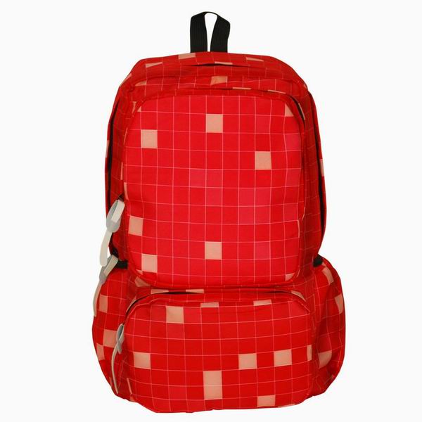 Picture of  BP-SCL010-RED Heal The World Camping Backpack  Outdoor Daypack &amp; School Backpack  Red