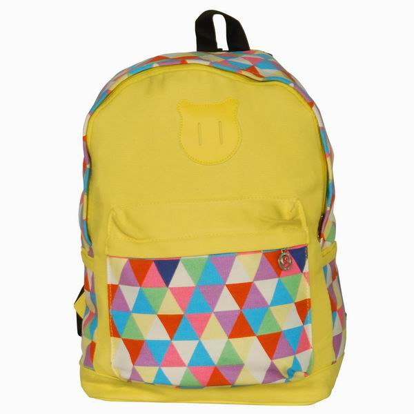 Picture of  BP-SCL032-YELLOW The Mass Camping Backpack  Outdoor Daypack &amp; School Backpack  Yellow