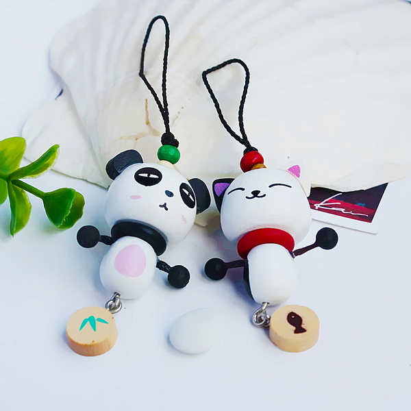 Picture of  C015-WHPA Lively Animal 4 - Cell Phone Charm Strap  Camera Charm Strap &amp; Handbags Charms