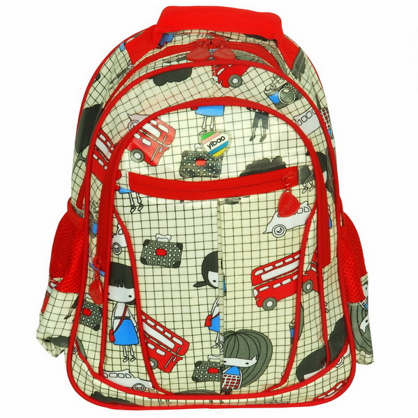 Picture of  BP-WDL026-GREEN Go To School Fashion Kid Backpack  Pre-School Backpack &amp; Snack Backpack - Green