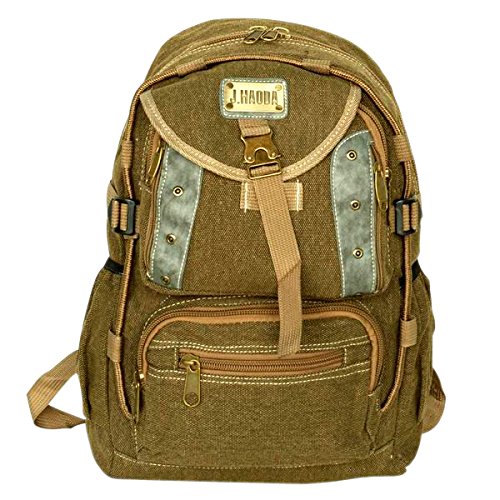 Picture of  BP-SL005-KHAKI Yesterday Once More Camping Backpack  Outdoor Daypack &amp; School Backpack  Khaki