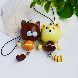 Picture of  C006-BROF Naughty Cat 2 - Cell Phone Charm Strap  Camera Charm Strap &amp; Handbags Charms