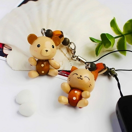 Picture of  C023-PACA Smile Animals 2 - Cell Phone Charm Strap  Camera Charm Strap &amp; Handbags Charms