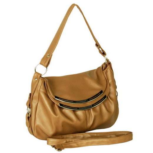 Picture of  DZ2411-Greige Quietly Elegant - Charm Greige Leatherette Single Handle Handbag