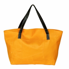 Picture of  DZ9719-YELLOW Real Love - Stylish Yellow Double Handle Leatherette Bag Handbag Purse