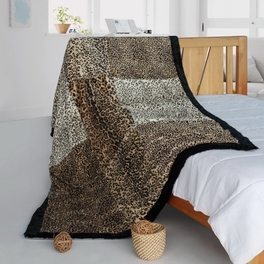 Picture of  ONITIVA-BLK-101 61 by 86.6 in. Onitiva - Optional Style Patchwork Throw Blanket  White