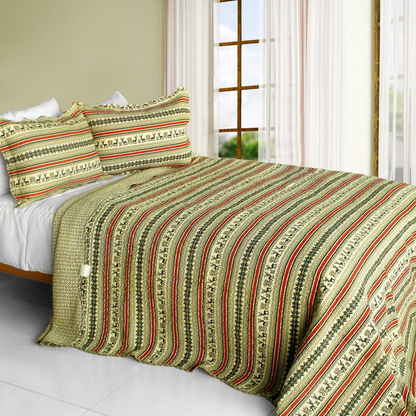 A Long Summer - Green - Queen Size