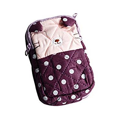 Picture of  THH439-CAT 2.8 x 4.7 x 0.98 in. Little Cat - Embroidered Applique Fabric Art Wallet Purse &amp; Pouch Bag