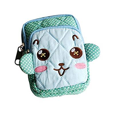 Picture of  THH517-GREEN 2.9 x 4.7 x 0.98 in. Smart Monkey - Embroidered Applique Fabric Art Wallet Purse &amp; Pouch Bag