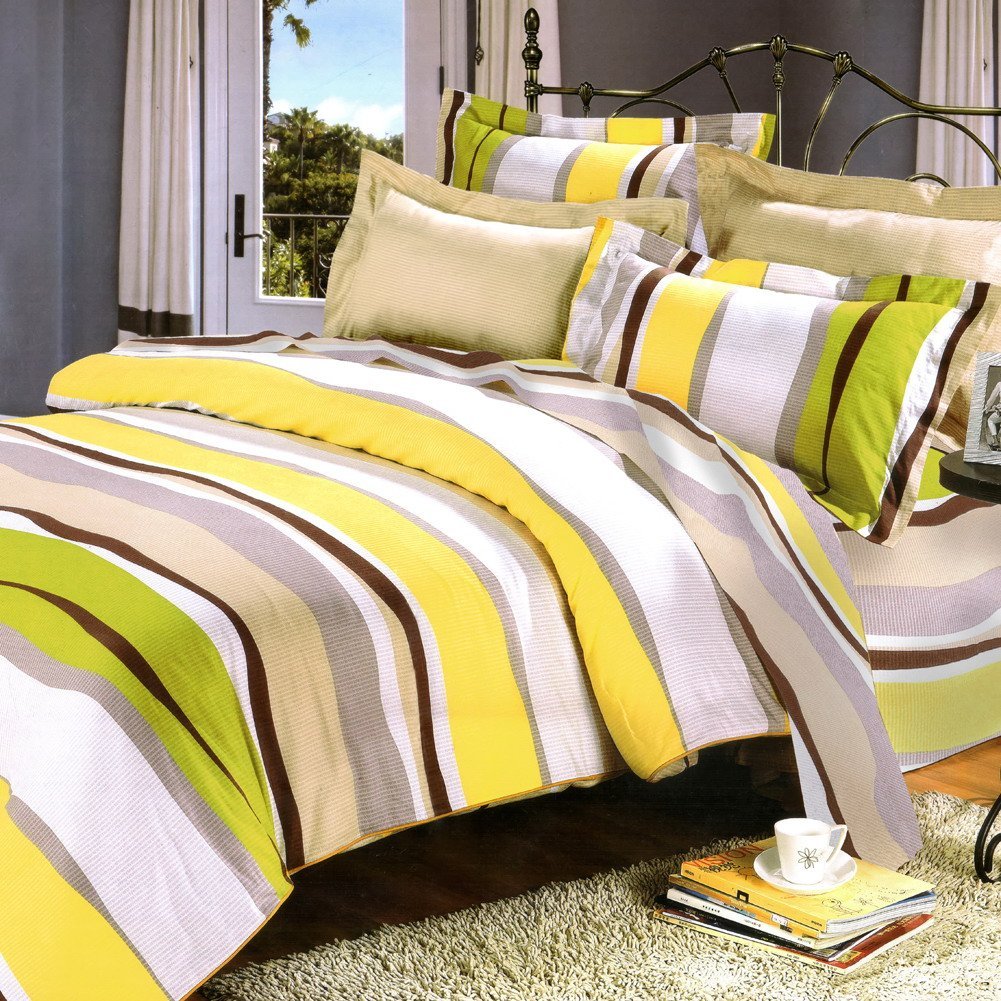 Picture of  YG10-1-CFR01-1 Springtime - Luxury 4 Pieces Comforter Set Combo 300GSM - Twin Size