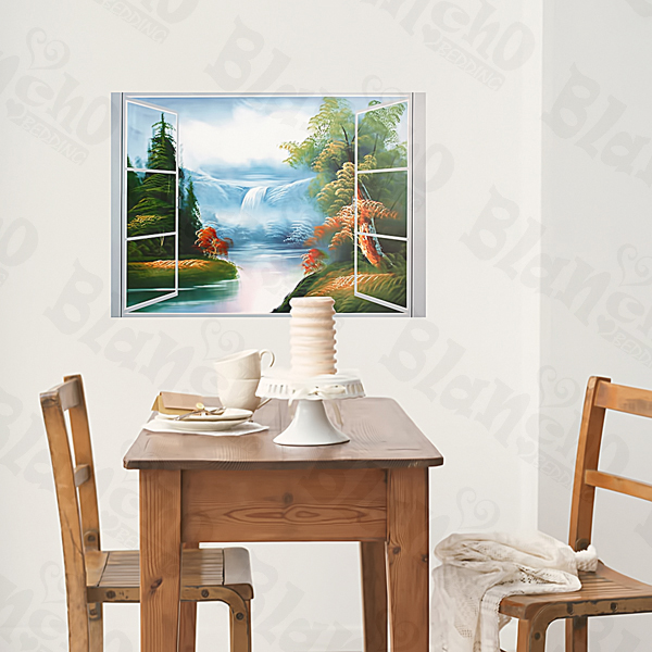 Picture of Blancho Bedding XS-053 Natural Scene Design Appliques Home Decor Large Wall Decals Stickers - Multi Color