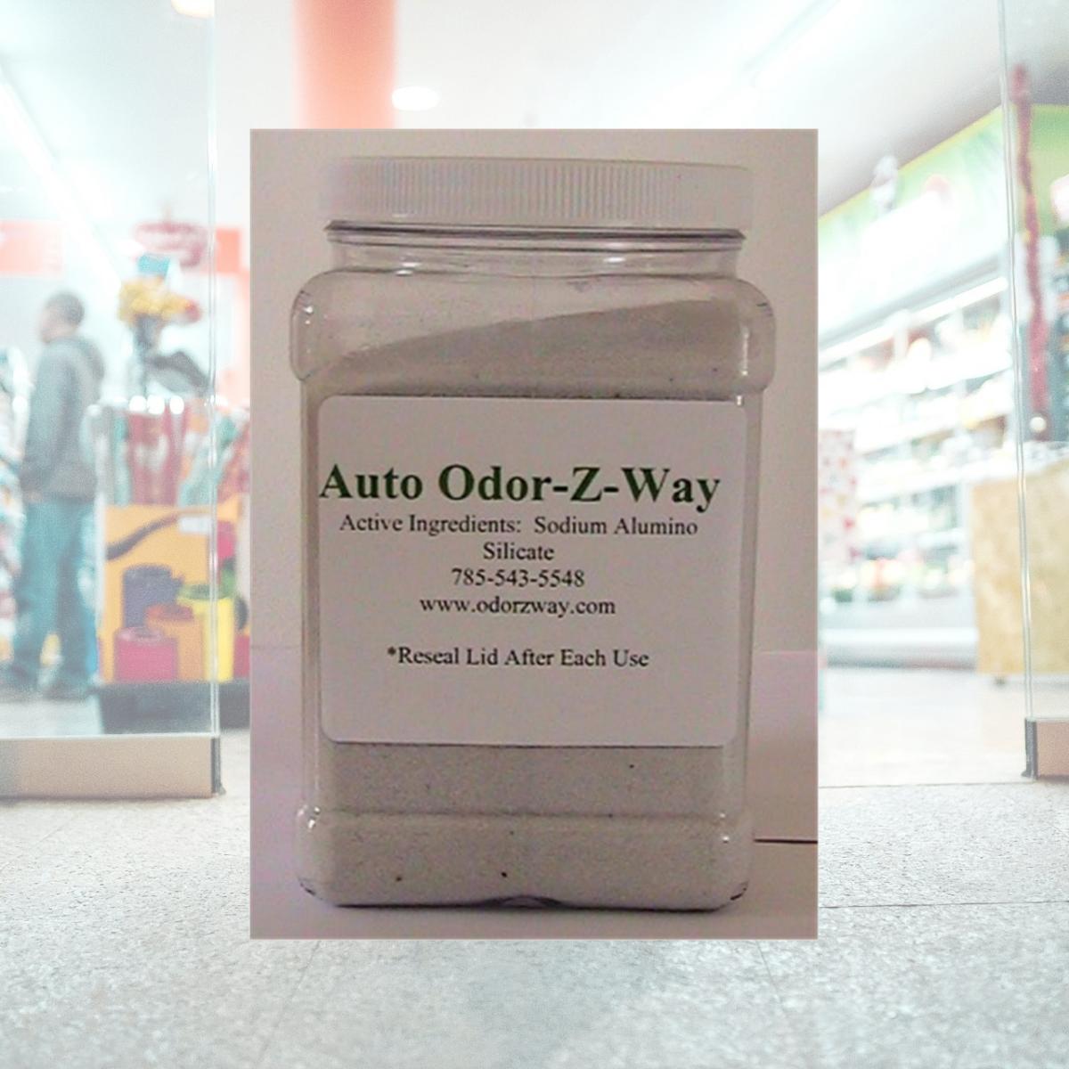 Picture of M-J Odor-Z-Way  LLC 4LBAUTO 4 lb. Grip Container of Auto Odor-Z-Way