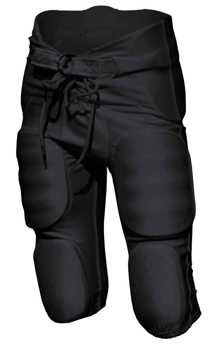 Picture of Intensity N3710Y001MED Boys Integrated Football Pant&#44; Black - Medium