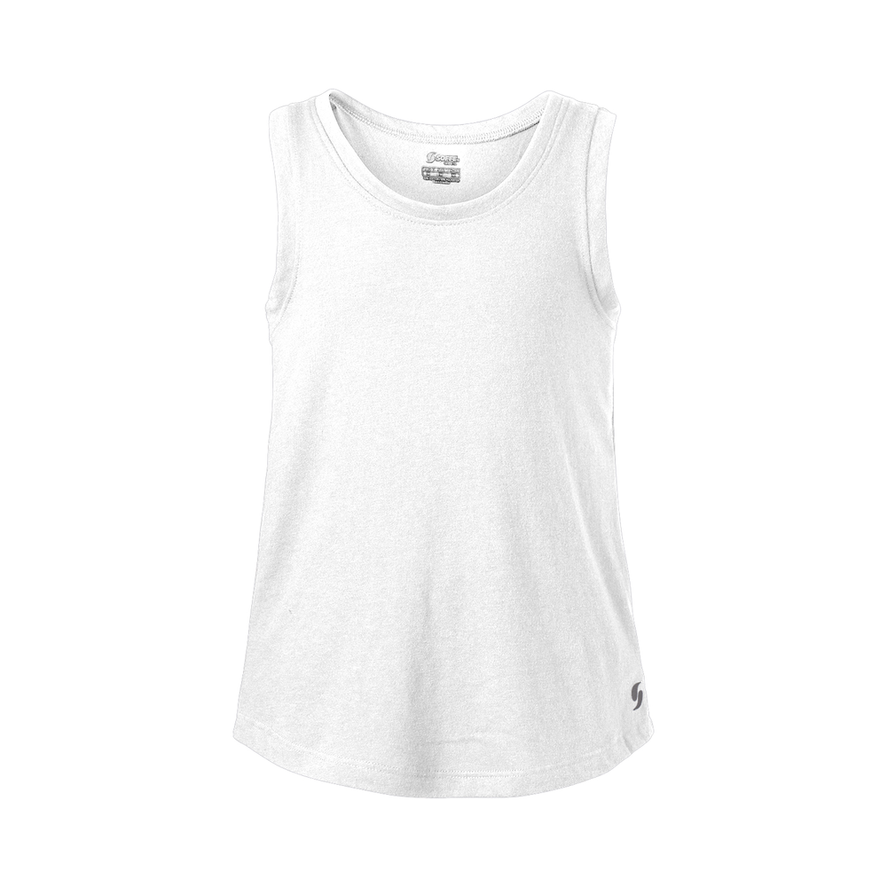 Picture of Soffe 889155520805 Girl Camp Tank&#44; White - Extra Large