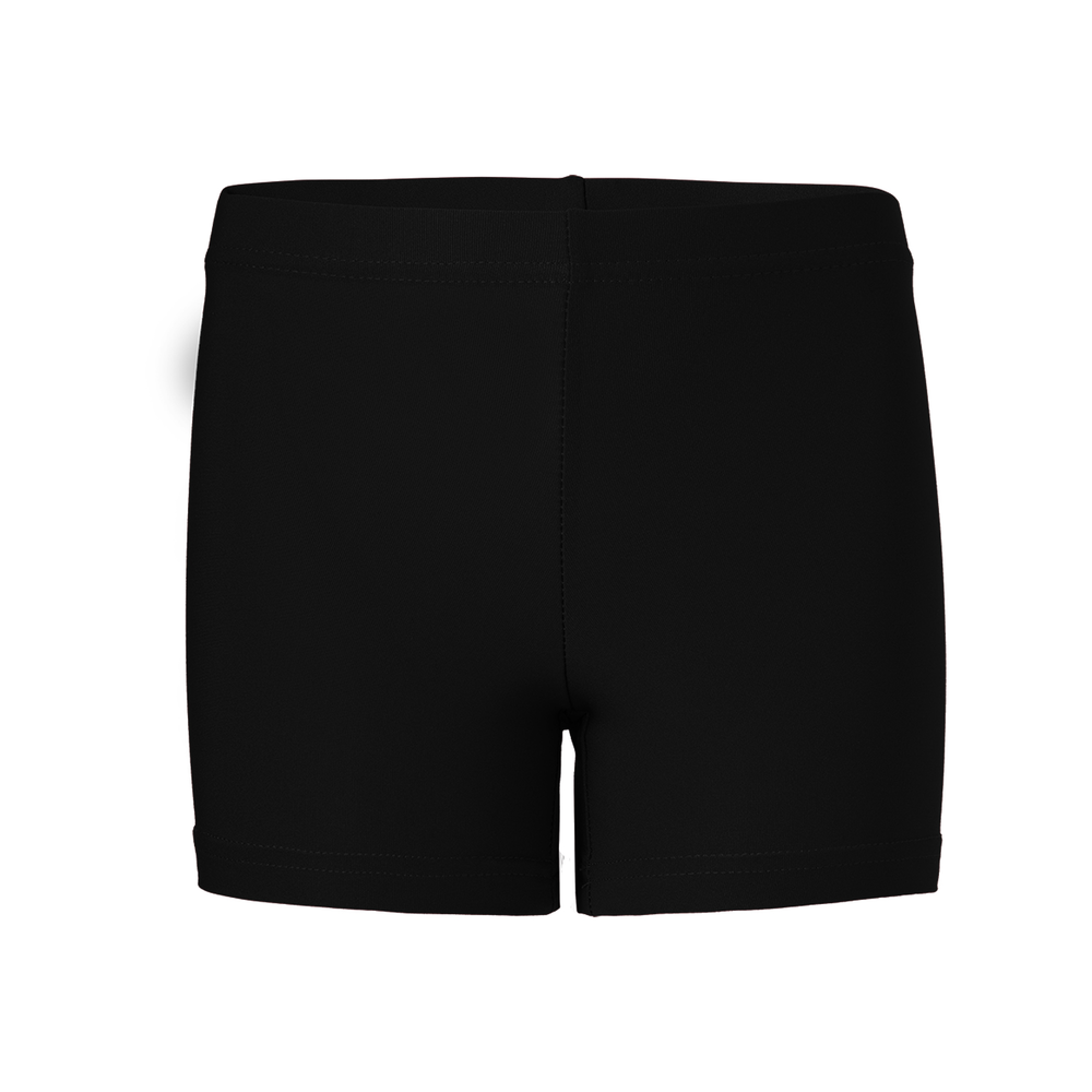 Picture of Soffe 889155323246 Girl Cheer Boy Short&#44; Black - Extra Small
