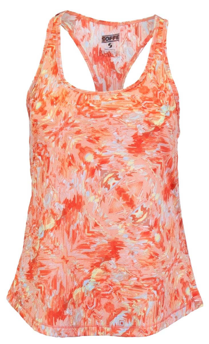 Picture of Soffe 1510V8BHSML Juniors Performance Racer Tank&#44; Summer Obsession - Small