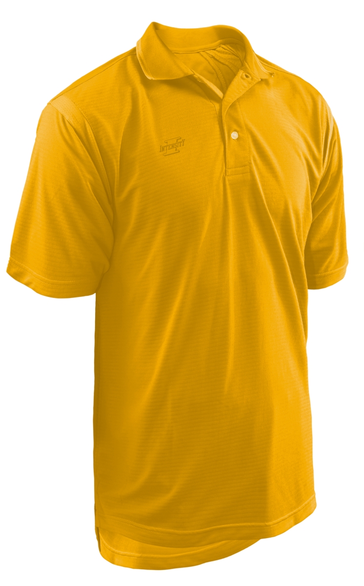 N1803710LRG Intensity Adult 3 Button Jacquard Polo, Light Gold - Large -  Soffe, 885759019653