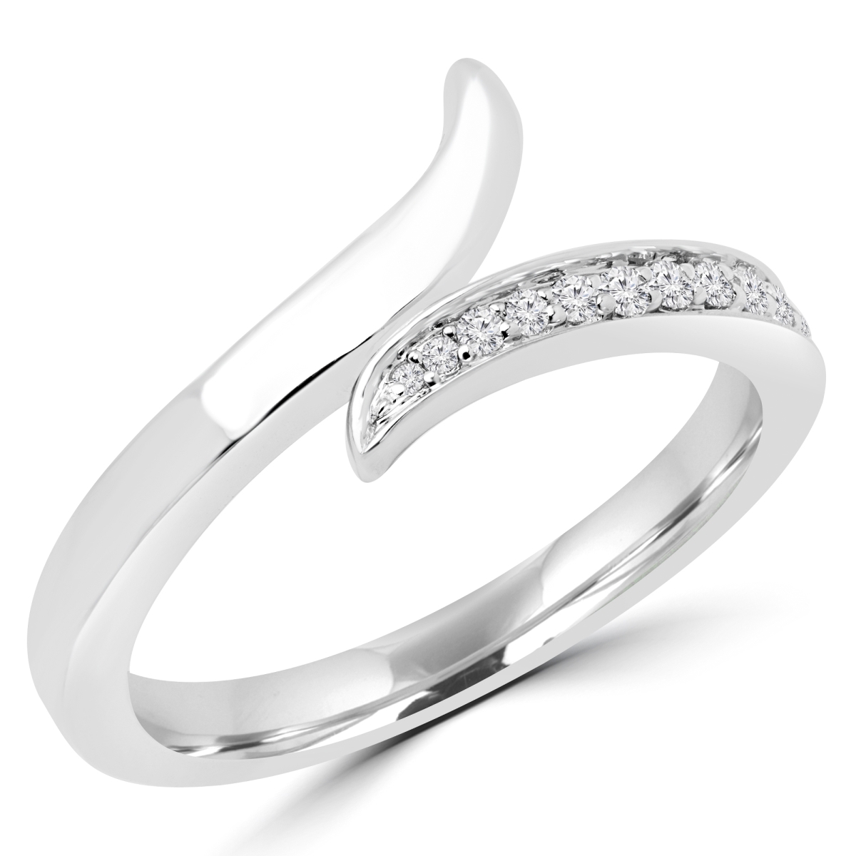 0.125 CTW Round Diamond Eternity Wedding Band in 14K