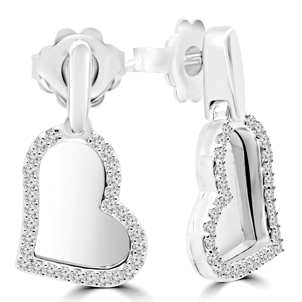 0.33 CTW Round Diamond Stud Earrings in 14K