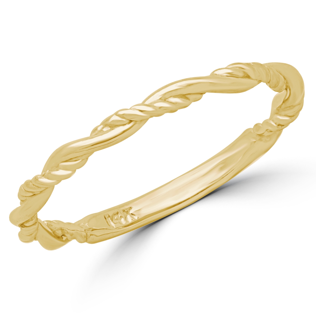 Classic Wedding Band Ring in 14K Yellow Gold - Size 4.5