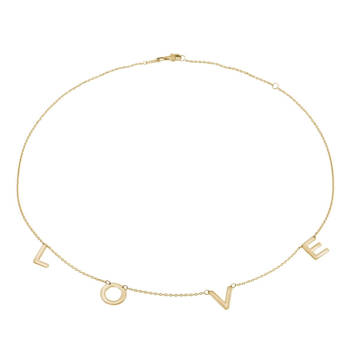 Love Necklace in 14K Yellow Gold