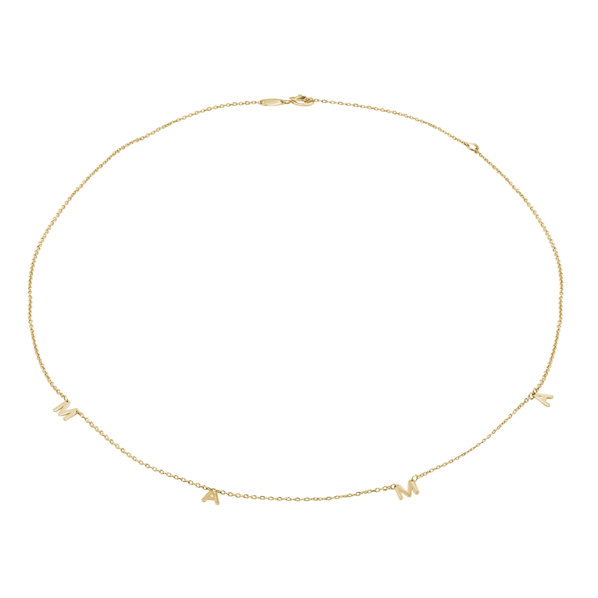 Mama Necklace in 14K Yellow Gold