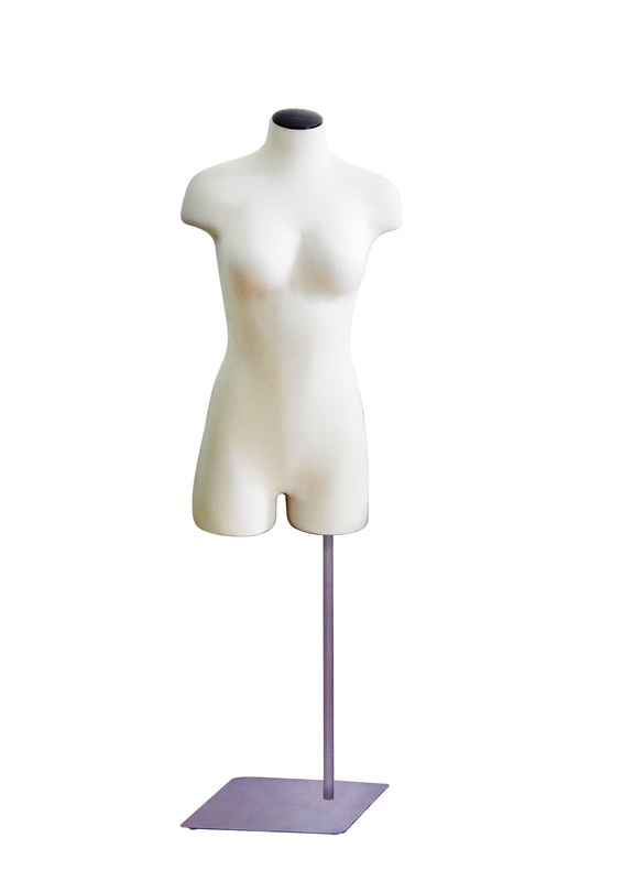 Picture of AMKO BFF-3-4-C-M 0.75 in. Female Torso Body Form with Metal Flat Base