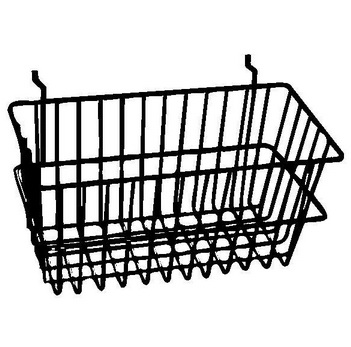 Picture of AMKO BSK17-BLK 12 x 6 x 6 in. Narrow Basket&#44; Black