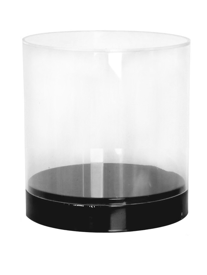 10 in. One Sided Open Ended Round Acrylic Display
