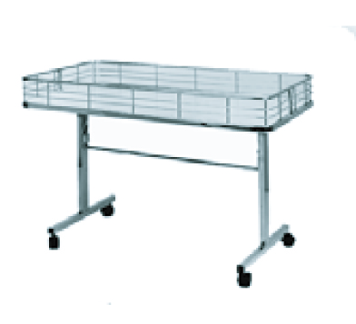 Picture of AMKO DT48-WTE 48 in. Folding Dump Table with Casters