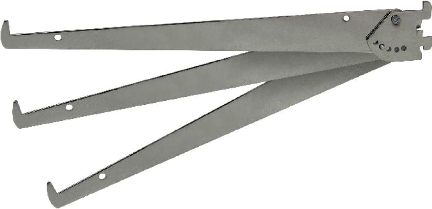 Picture of AMKO GC12-CH 12 in. Adjustable Shelf Bracket