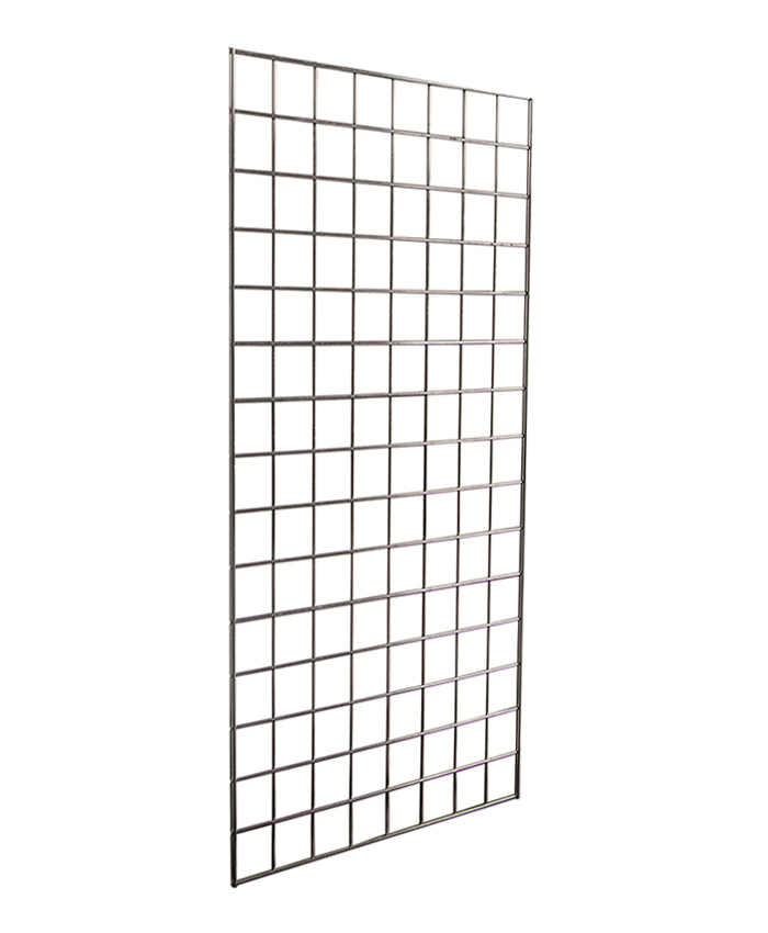 Picture of AMKO GP25 2 x 5 ft. Gridwall Panels&#44; Chrome
