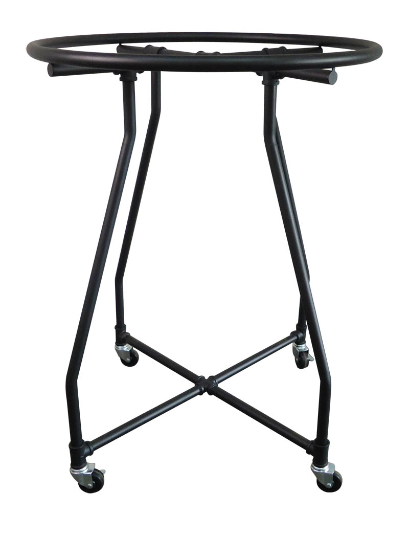 Picture of AMKO PL-RR 36 in. Pipeline Round Rack, Matte Black
