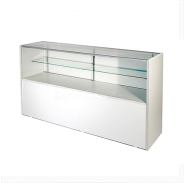 SCH4W 48 in. Half Vision Showcase, White
